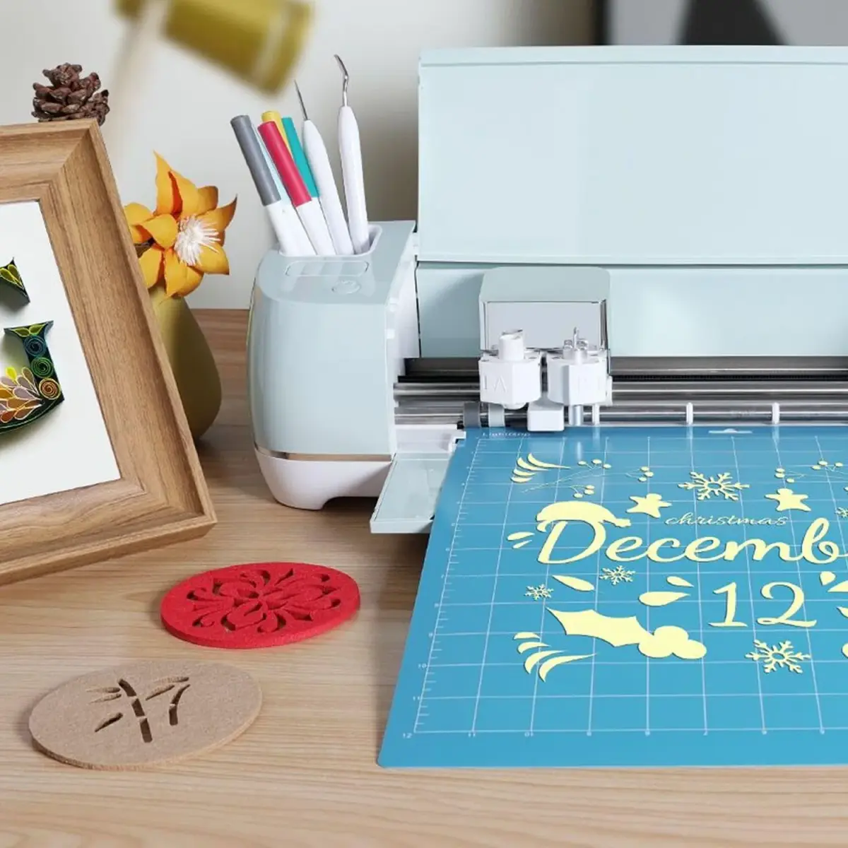 REALIKE 12x12 LightGrip Cutting Mat (3 Pack) | Gridded Adhesive Non-Slip Mat for Cricut Crafts - view 4