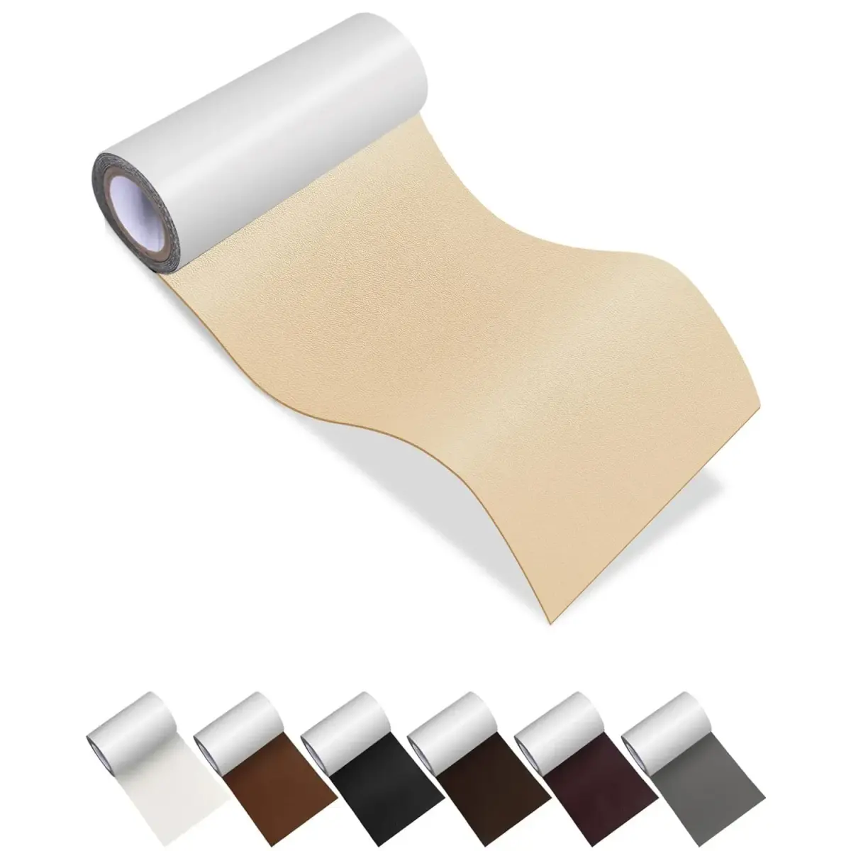 Numola Self-Adhesive Leather Repair Patch 4x60 Inch (10x152 cm) | Fix Holes, Scratches, Tears on Couches, Bags, Jackets - main product image