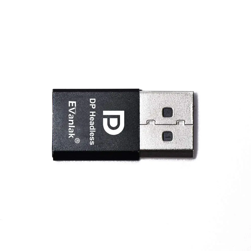 EVanlak DisplayPort Headless Ghost Display Emulator 4K DP Dummy Plug | Supports 3840x2160@17Hz - view 6