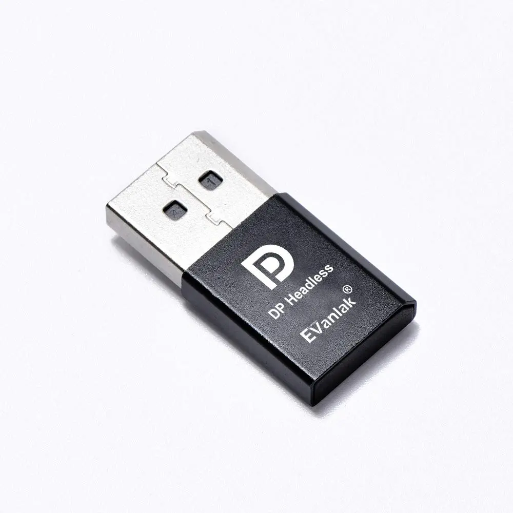 EVanlak DisplayPort Headless Ghost Emulator 3-Pack | 4K DP Dummy Plug for Remote GPU Processing - view 3