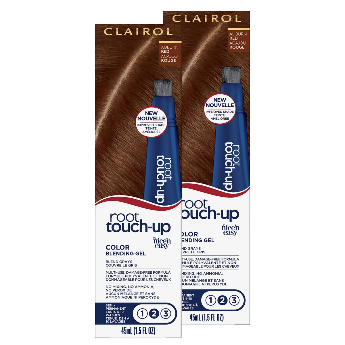 Clairol Root Touch-Up 5R Auburn Red Gel | 88.7 ml (3 Fl Oz) | Semi-Permanent Gray Coverage - main product image