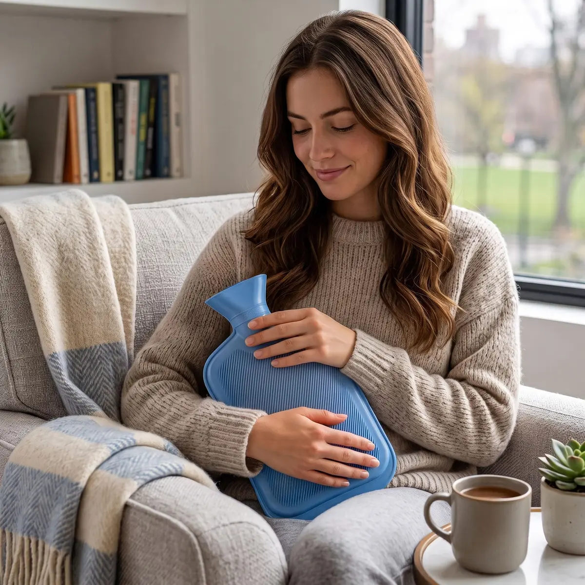 SteadMax 2 Pack Hot Water Bottles 2L | Durable Rubber Heat Therapy for Pain Relief - view 2
