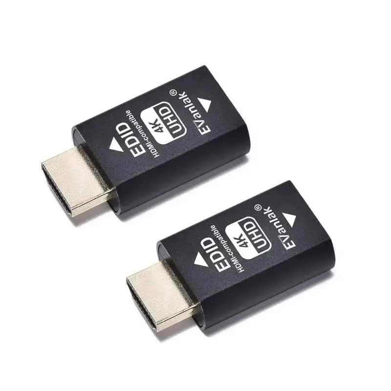 EVanlak 3rd Gen HDMI EDID 4K-2P Emulator Passthrough - Maintains 4K@60Hz Resolution - view 2
