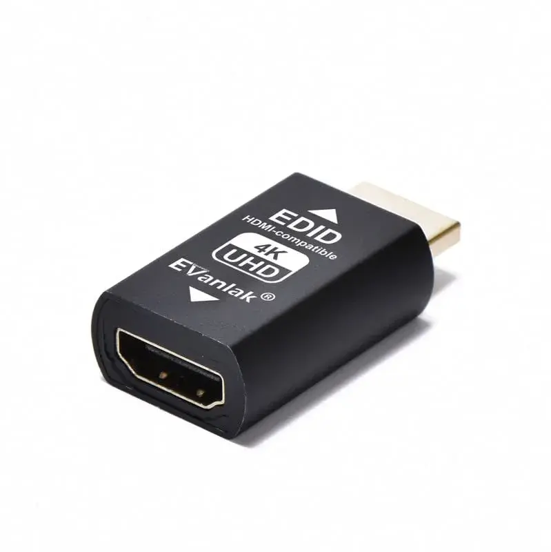 EVanlak HDMI EDID 4K-1P Emulator Passthrough 3rd Gen - Maintains 4K Resolution - view 4