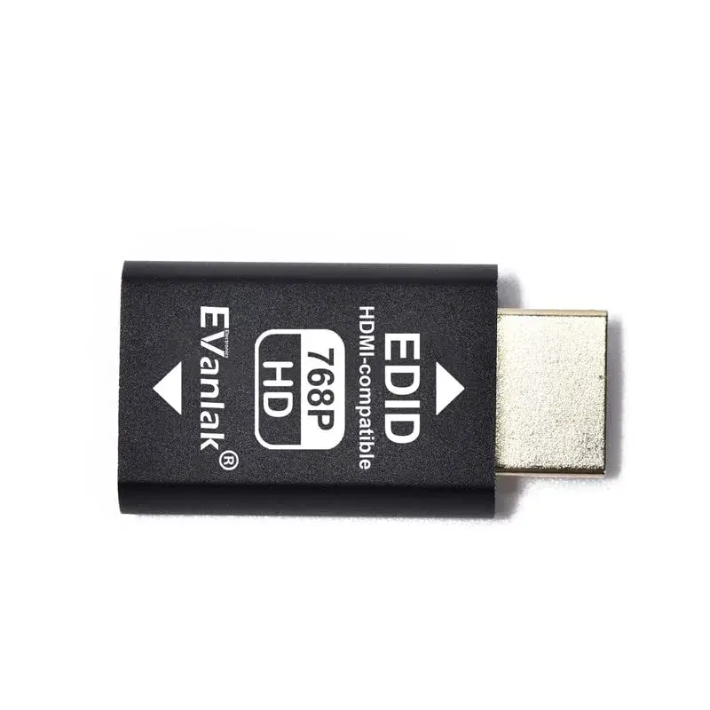 EVanlak HDMI EDID Emulator Passthrough 768-3P 3-Pack for Seamless Display Resolution Maintenance - view 2