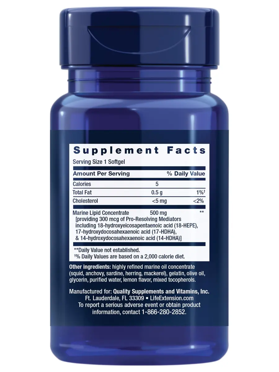 Life Extension Pro-Resolving Mediators 30 softgels | Supports Post-Inflammatory Response & Tissue Rejuvenation - view 4
