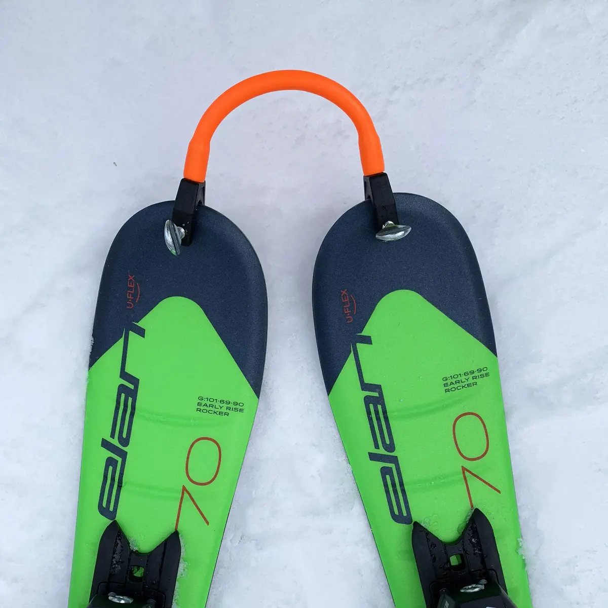 Edgie Wedgie Learn-to-Ski Pack Orange | Original Ski Tip Connector Since 1993 - view 2