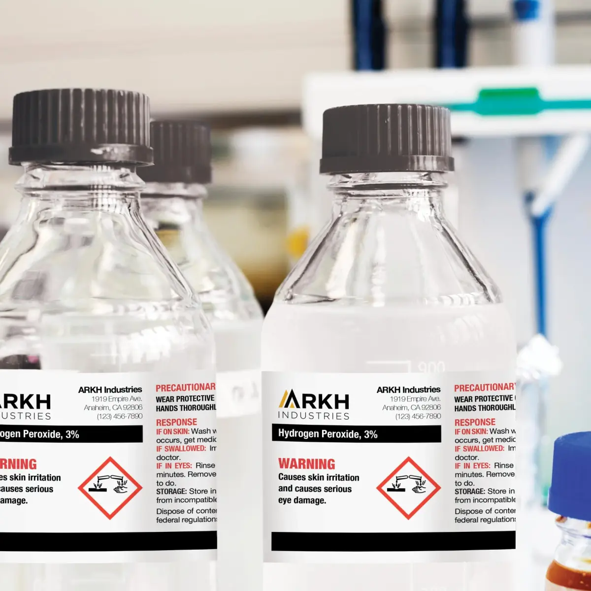 Avery UltraDuty GHS Chemical Labels, 2 x 4 Inch, Polyester, 2500 Labels (5 Packs) | Waterproof, UV Resistant, Chemical Resistant - view 5