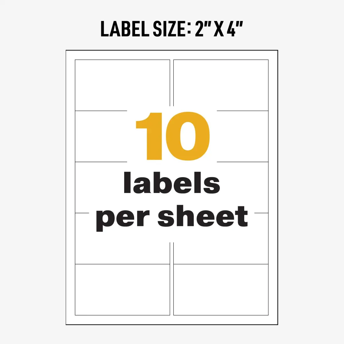 Avery UltraDuty GHS Chemical Labels, 2 x 4 Inch, Polyester, 2500 Labels (5 Packs) | Waterproof, UV Resistant, Chemical Resistant - view 6