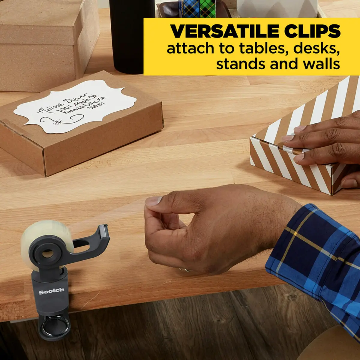 Scotch Desktop Tape Dispenser | Portable, Refillable, 1 Roll, 360° Rotation - view 8