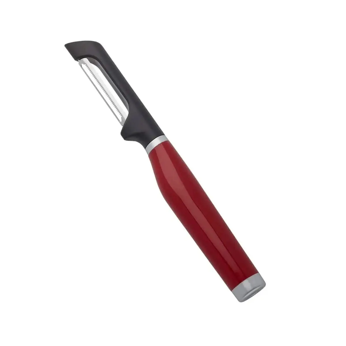 KitchenAid Gourmet Euro Peeler, 8.7-Inch, Red | Double-Edged Serrated Blade for Fruits & Vegetables - view 2