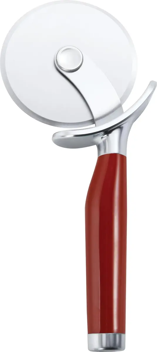 KitchenAid Classic Pizza Wheel with Sharp Blade 23cm (9-Inch) Red | Cuts Crusts, Pies & More Safely - main product image