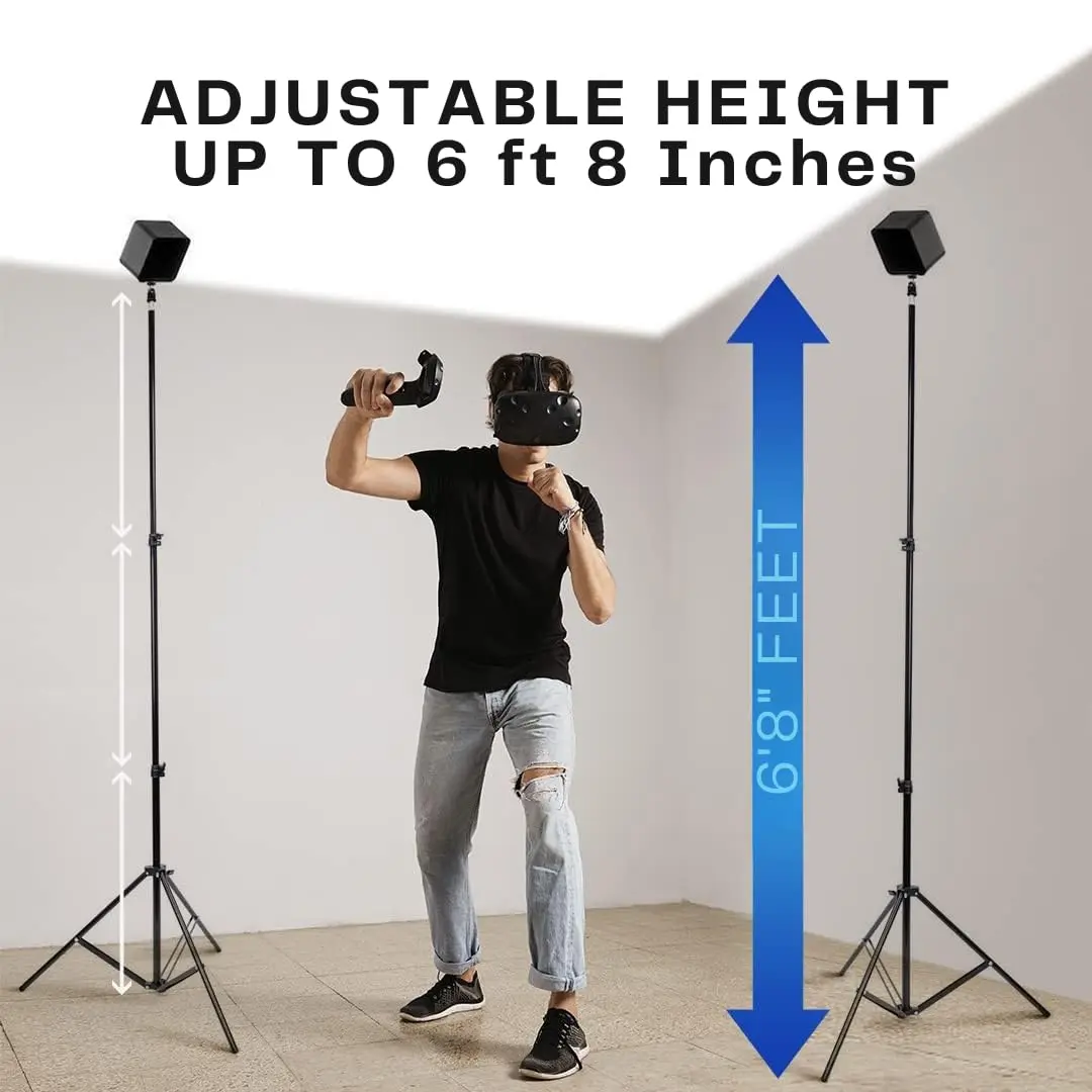 Skywin VR Tripod Stand for HTC Vive Base Station - 2 Adjustable Stands | Adjustable Height from 2'4" to 7'5" - view 3