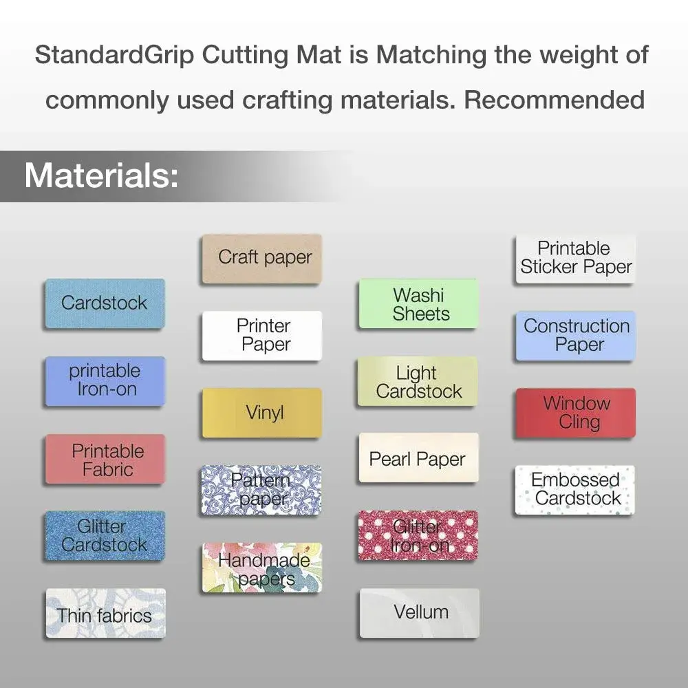 REALIKE 12x12 Inch Cutting Mats (3-Pack, Variety) | Self-Healing PVC for Quilting, Sewing, Crafts - view 5