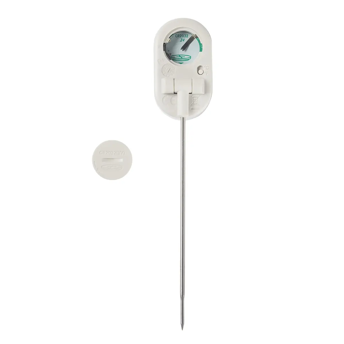 KitchenAid Black Digital Instant Read Food Thermometer 7.5in (19cm) | Pivoting Display for Easy Viewing - view 6