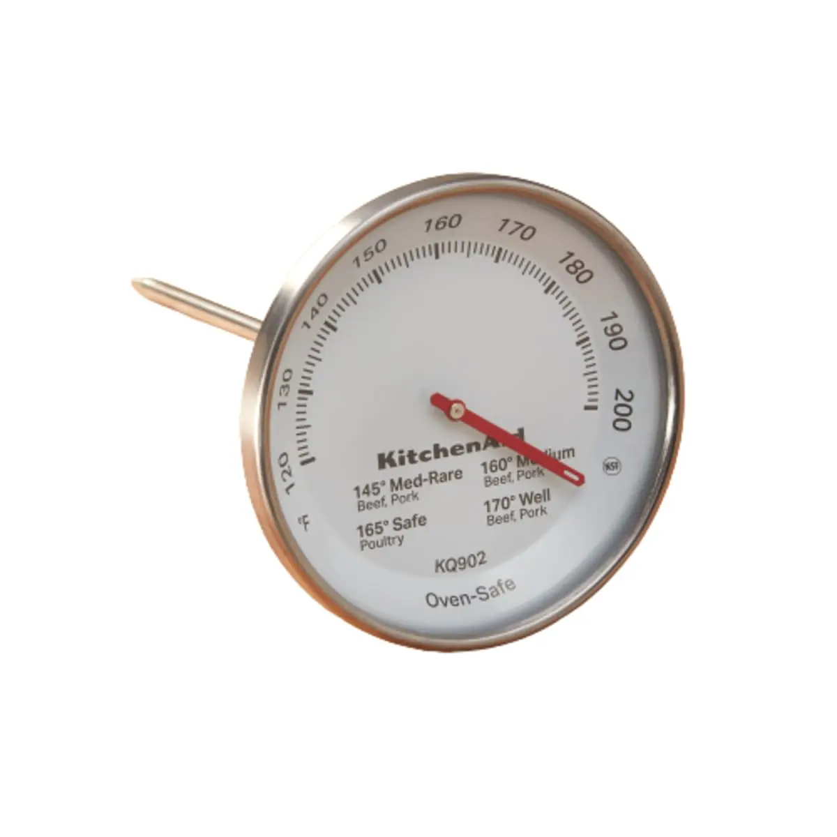 KitchenAid Leave-in Meat Thermometer | Stainless Steel, 120°F-200°F Range, Accurate & Durable - main product image