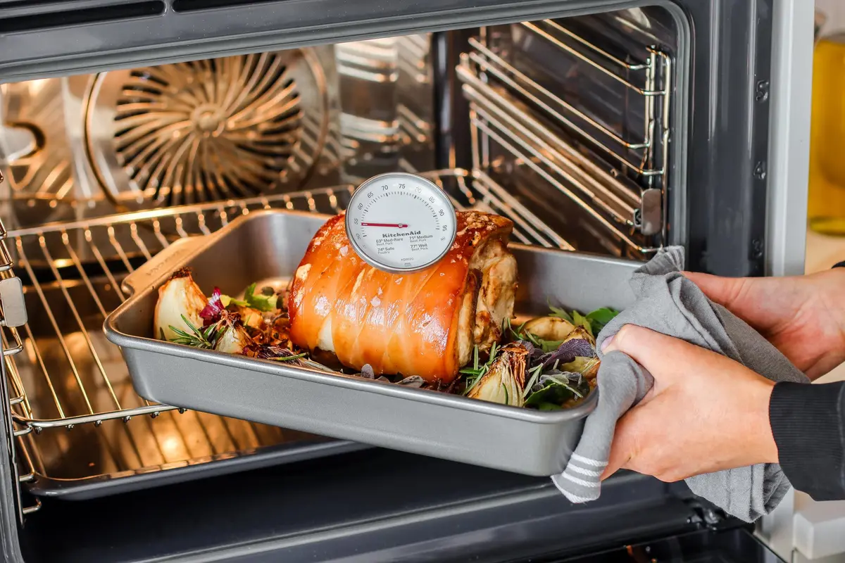 KitchenAid Leave-in Meat Thermometer | Stainless Steel, 120°F-200°F Range, Accurate & Durable - view 3
