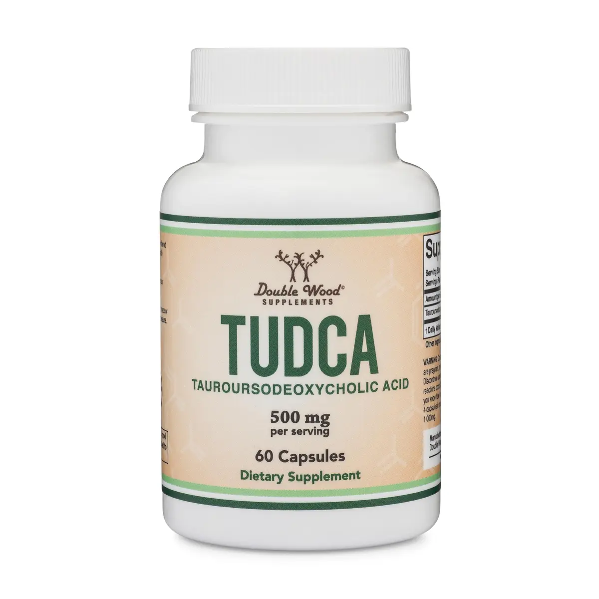Double Wood Supplements TUDCA Bile Salts 250mg | Liver & Gallbladder Support Capsules, 60 Count - main product image