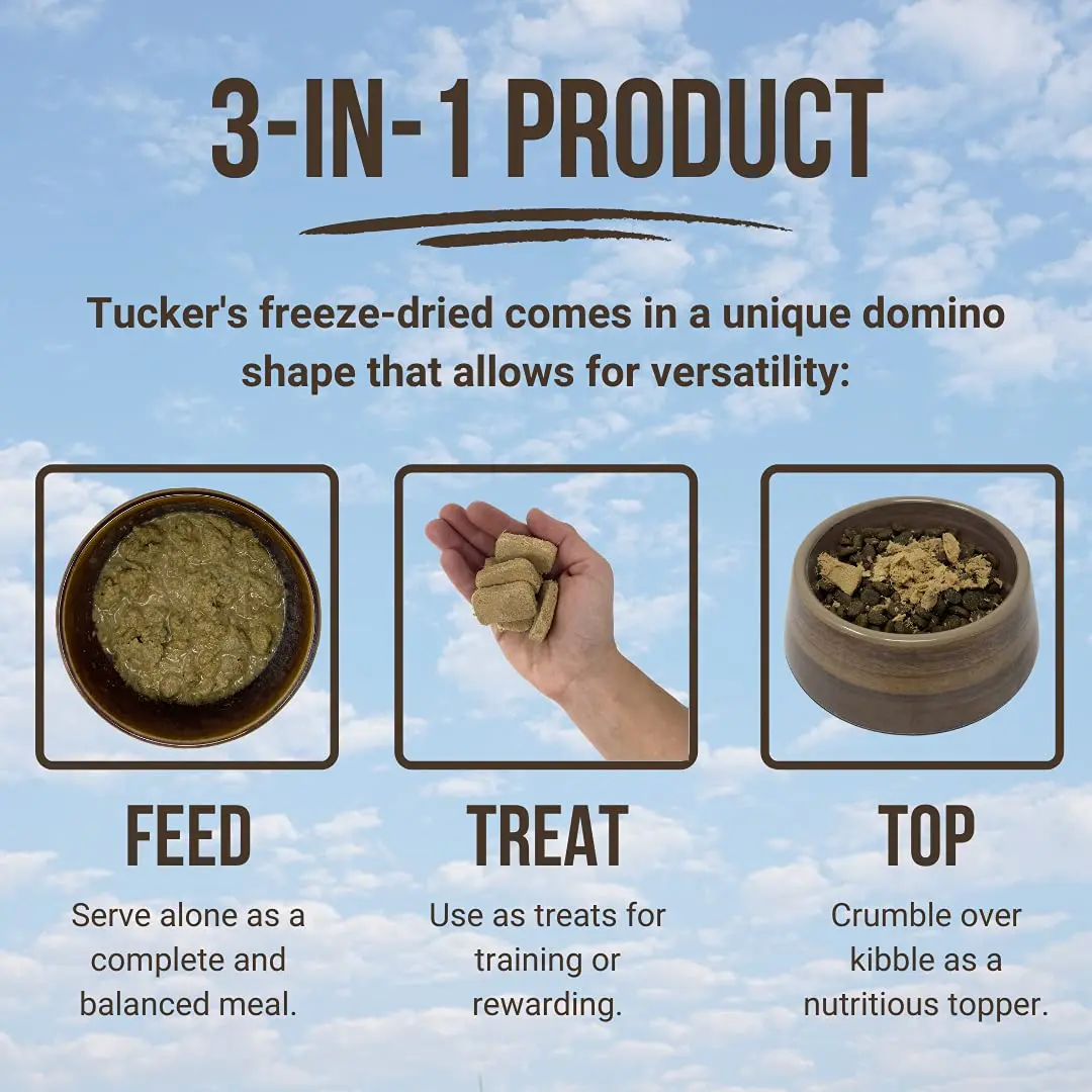 Tucker's Raw Frozen Freeze Dried Dog Food Chicken & Pumpkin 14oz | Complete & Balanced for All Life Stages - view 4