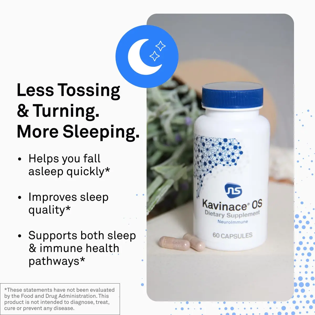 NeuroScience Kavinace OS & Sleep Aid with Melatonin 5mg | Supports Rest & Immunity - view 2