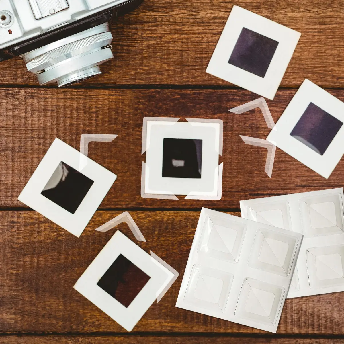 Lineco Slimline Polypropylene Mounting Corners 72 PCS | Acid-Free Archival Quality for Photos & Art - view 7