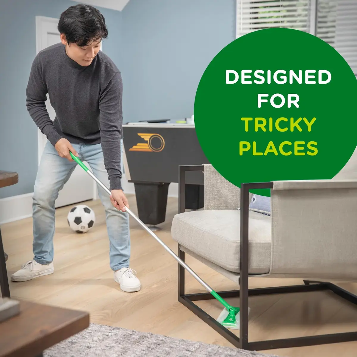 Swiffer Sweeper 2-in-1 Mop Starter Kit | Dry & Wet Multi-Surface Floor Cleaner, 20-Piece Set - view 8