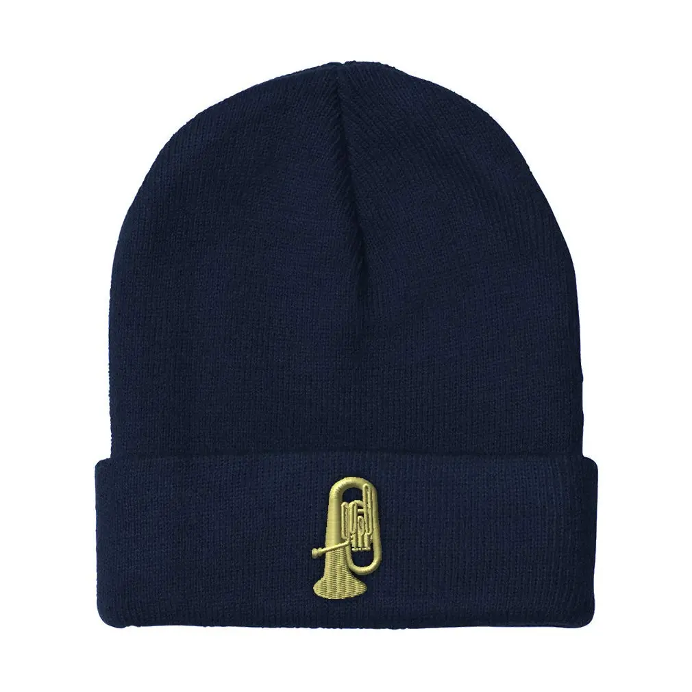 Speedy Pros Beanies for Men & Women | Acrylic Skull Cap Winter Hat Navy Design One Size - main product image