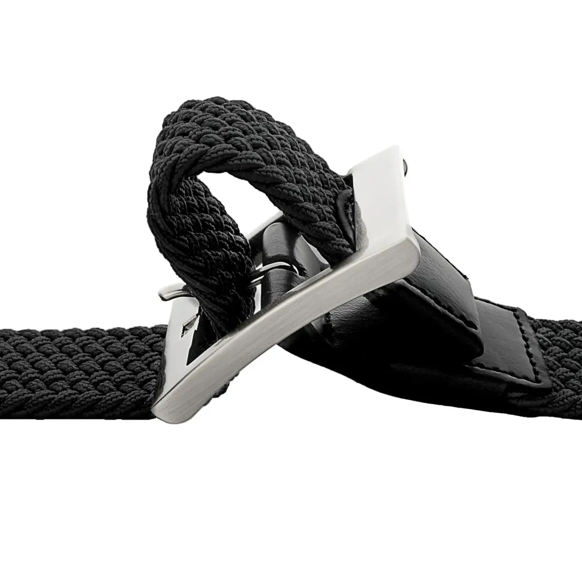 Drizzte Men's 55'' Braided Stretch Belt | Breathable, Adjustable, Casual & Work Fit - view 5