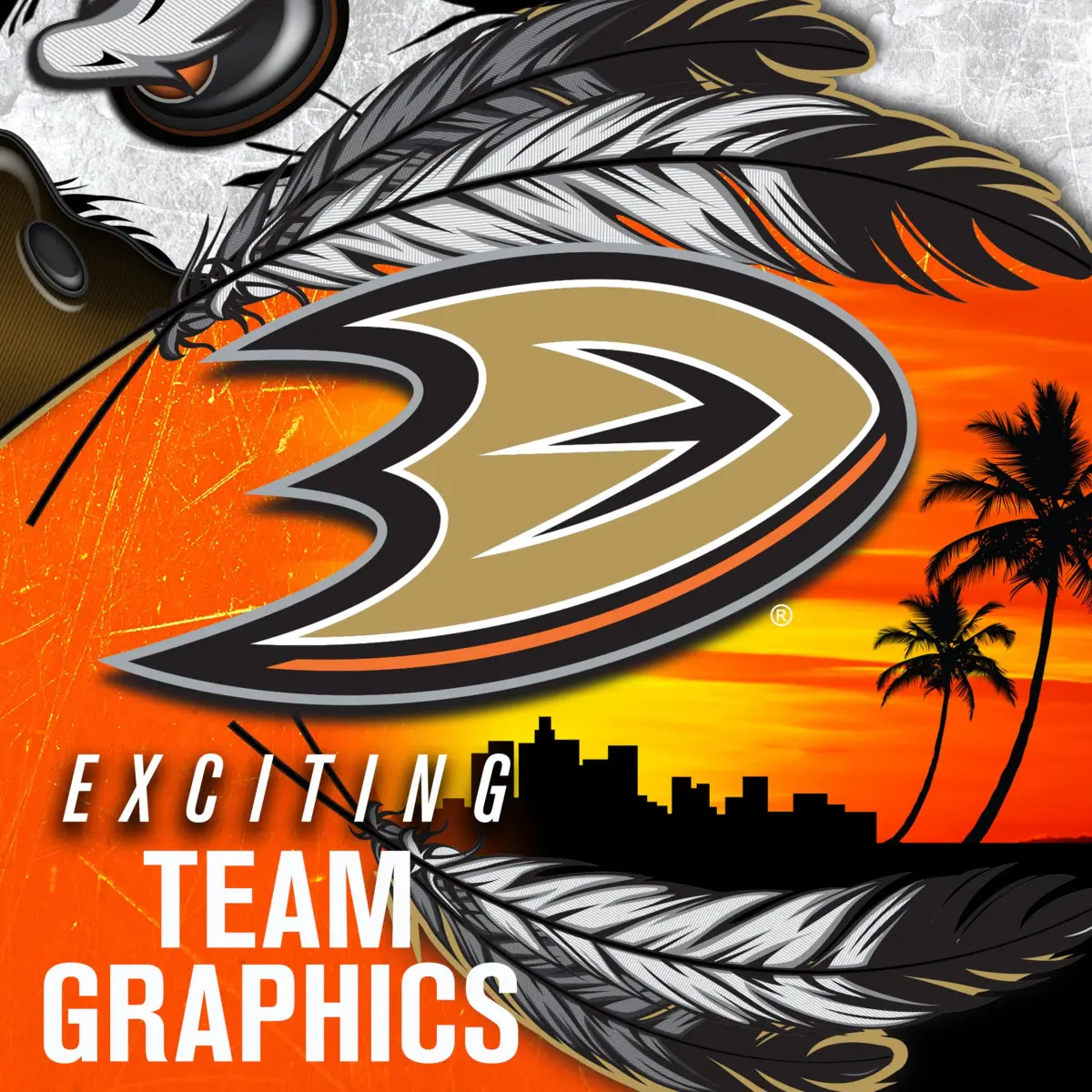 Franklin Sports NHL Street Hockey Goalie Face Mask - Anaheim Ducks Youth Size | Authentic USA Import - view 3