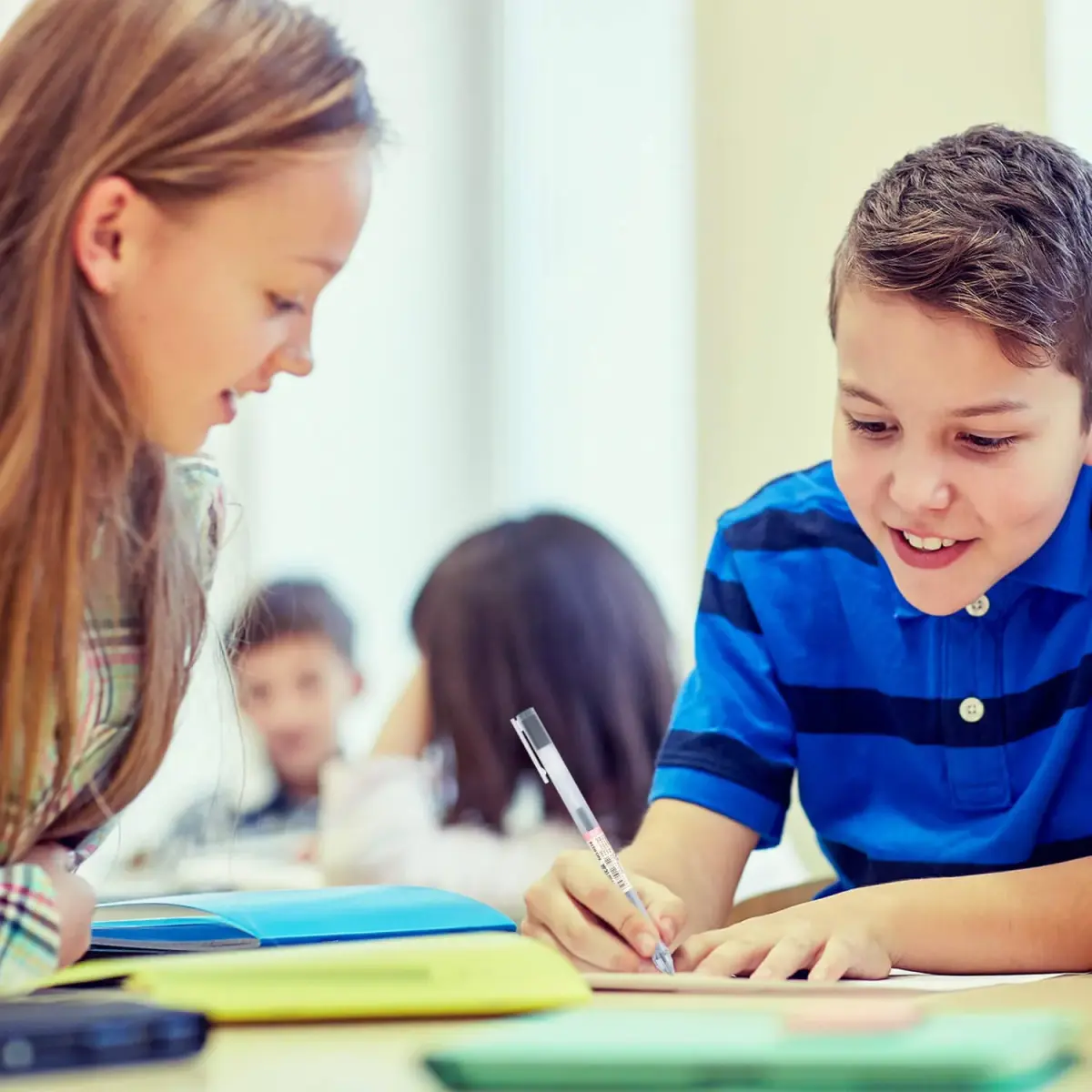 XSG Premium Gel Ink Pens 0.5mm Fine Point, 12 Assorted Colors | Smooth Ink Flow for Office & School - view 5