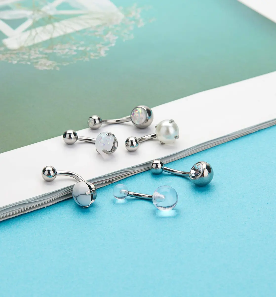 REVOLIA 14G Stainless Steel Belly Button Rings for Women Navel Rings CZ Body Piercing | Dainty, Durable & Safe (70-120c) - view 3