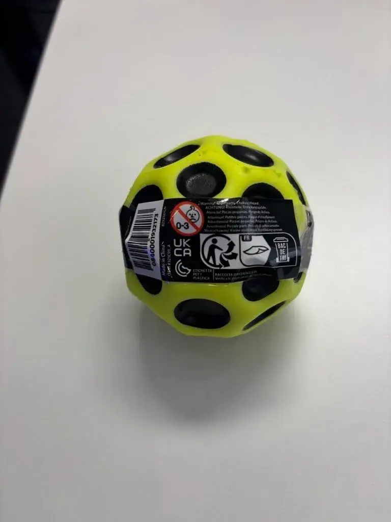 Waboba Original Moon Ball Yellow Hyper Bouncy 65mm (2.56in) | Bounces Out Of This World - view 4