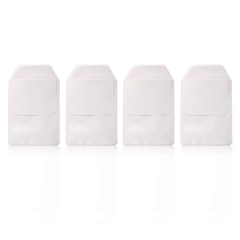 AKIRO White Pocket Protector 5pcs | PVC Garment Cover for Office & Hospital (15.6x8.5cm) - view 5