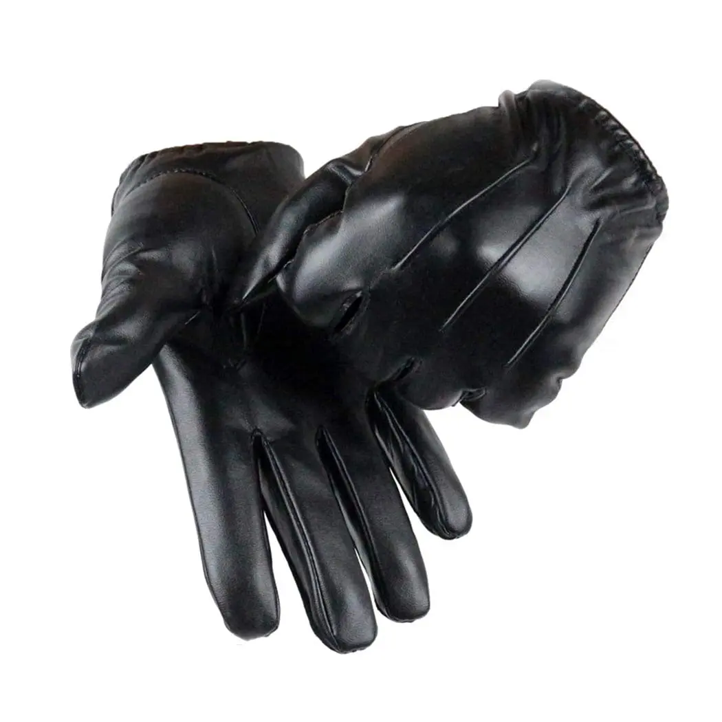 Long Keeper Leather Touchscreen Gloves Winter Driving Warm Wrist Gloves | Stylish & Durable - main product image