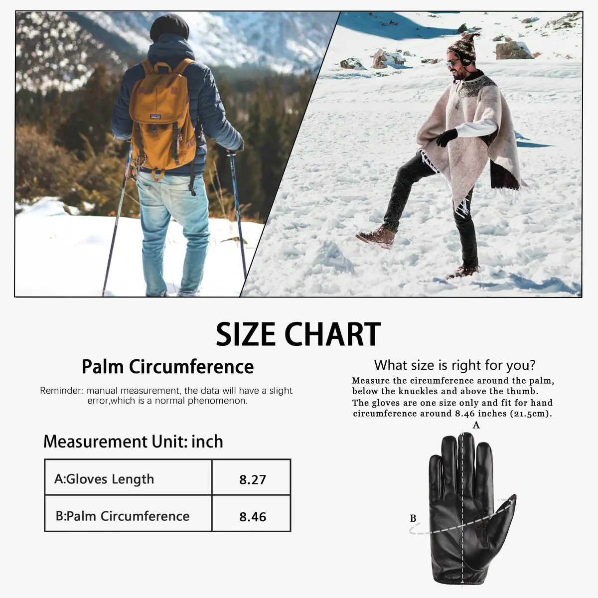 Long Keeper Leather Touchscreen Gloves Winter Driving Warm Wrist Gloves | Stylish & Durable - view 7