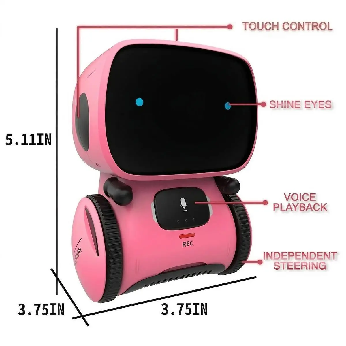 98K Kids Robot Toys for Girls and Boys | Touch & Voice Control Robot with Dancing & Learning (70-120 chars) - view 6