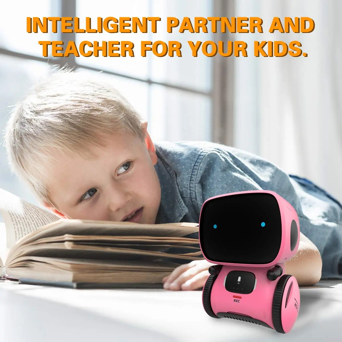 98K Kids Robot Toys for Girls and Boys | Touch & Voice Control Robot with Dancing & Learning (70-120 chars) - view 7