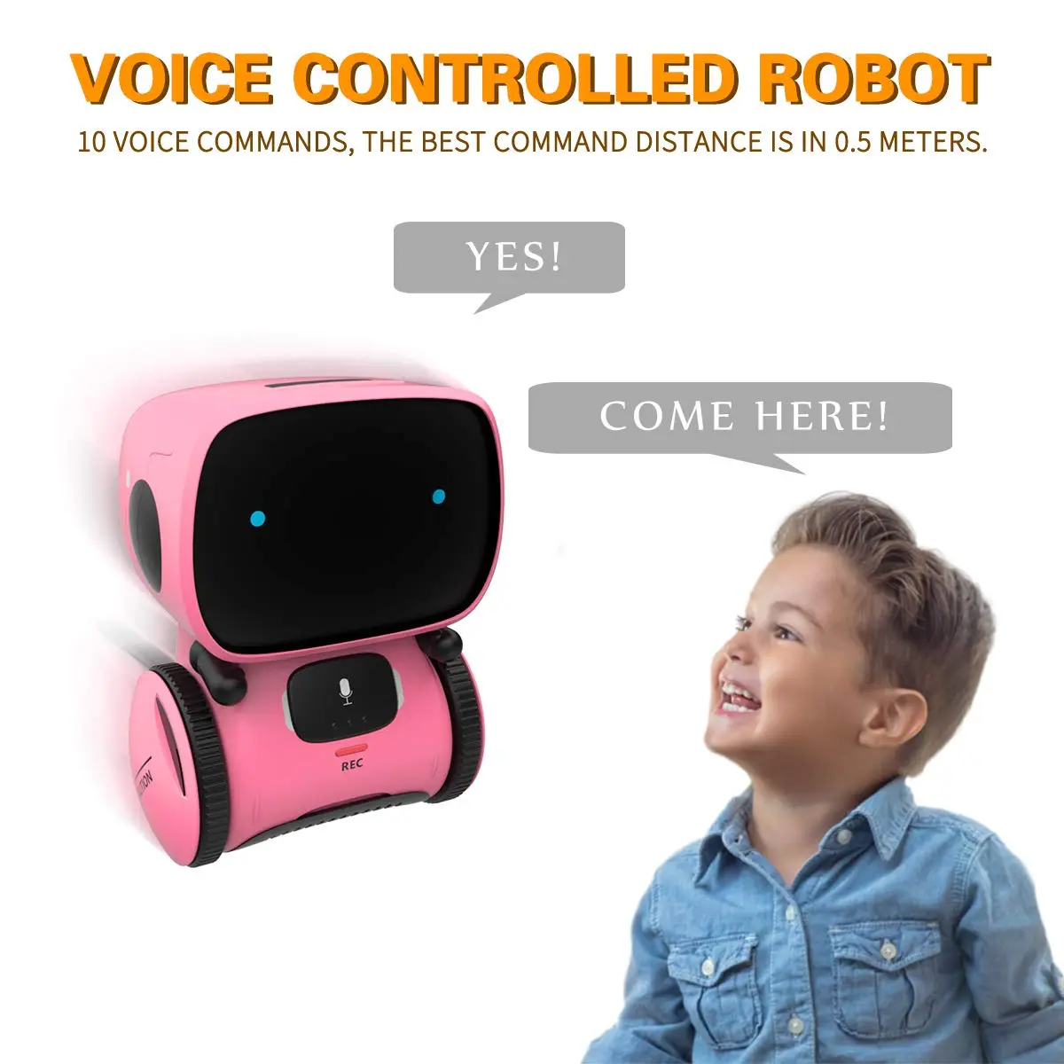 98K Kids Robot Toys for Girls and Boys | Touch & Voice Control Robot with Dancing & Learning (70-120 chars) - view 3