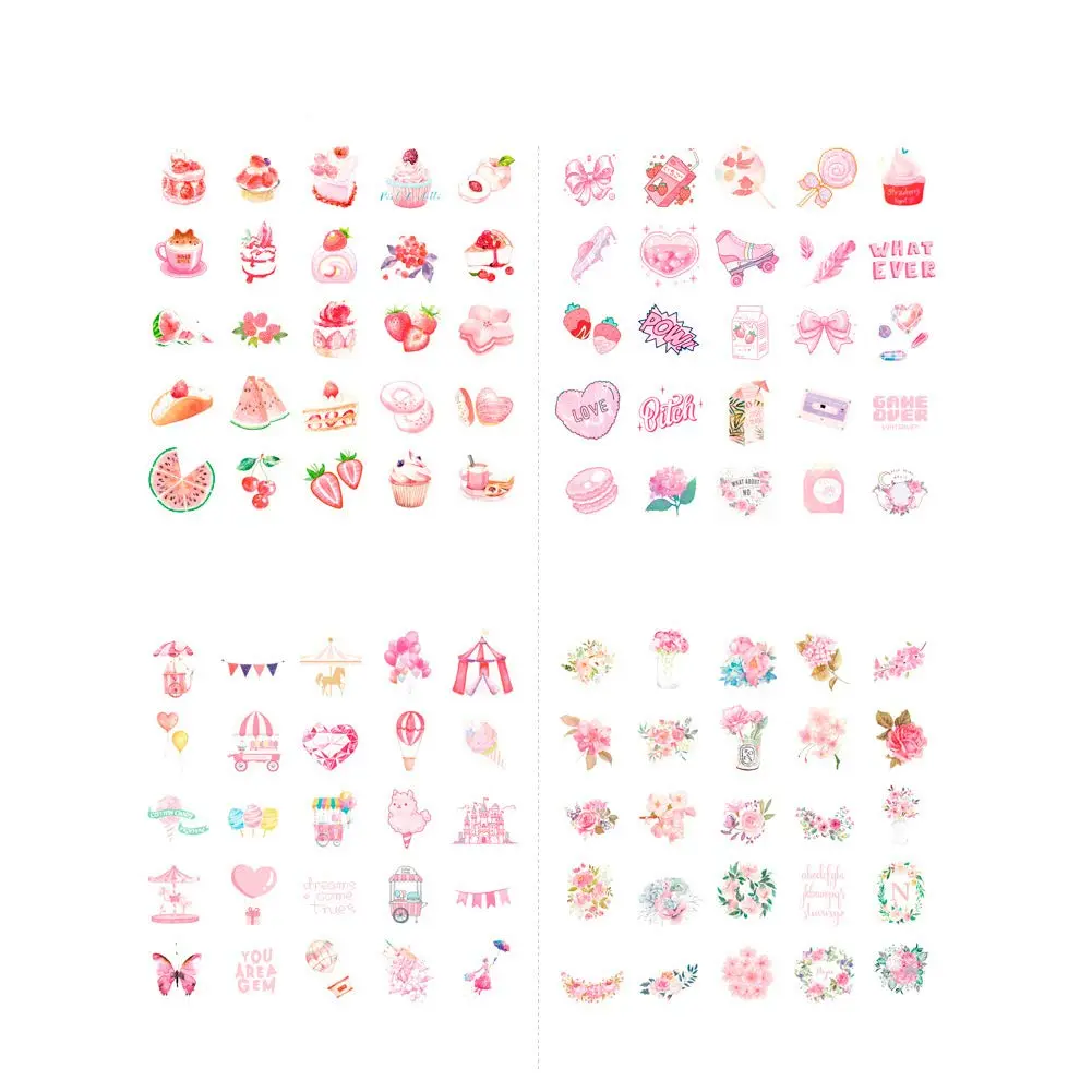ZDOLAKIDS Sticker Decal Set 400pcs | Colorful Marine & Food Theme for Scrapbooking & Journaling - view 5