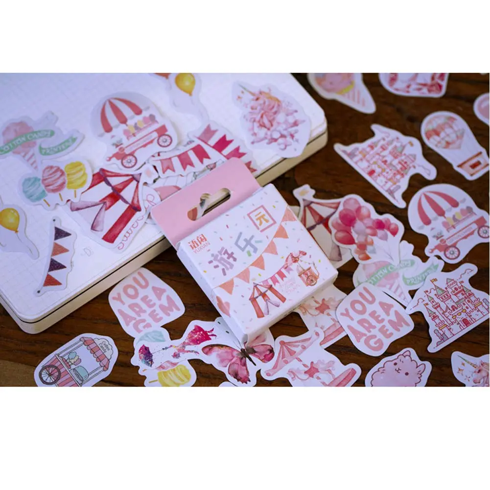 ZDOLAKIDS Sticker Decal Set 400pcs | Colorful Marine & Food Theme for Scrapbooking & Journaling - view 6