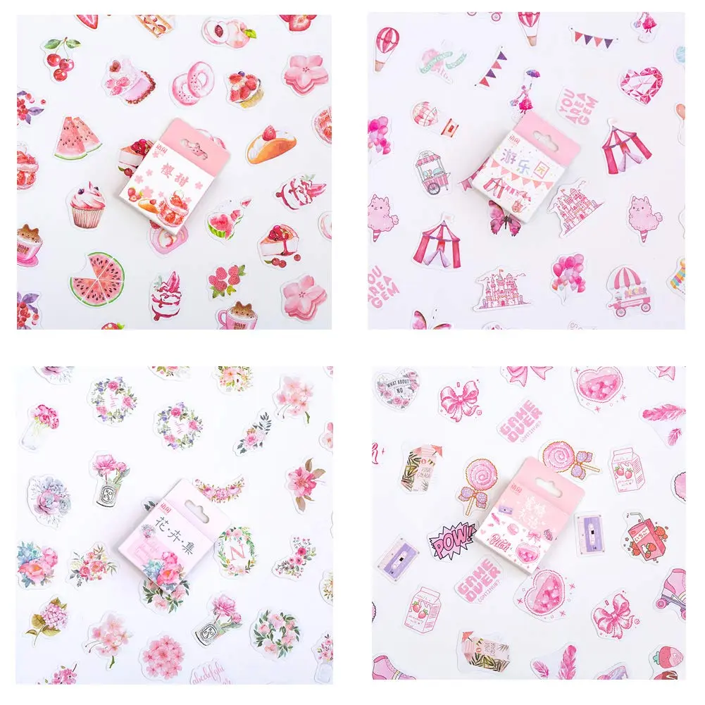 ZDOLAKIDS Sticker Decal Set 400pcs | Colorful Marine & Food Theme for Scrapbooking & Journaling - view 3
