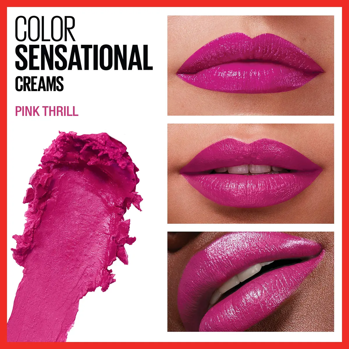 Maybelline Color Sensational Lipstick Pink Thrill 0.15 oz (4.25 g) | Creamy Hydrating Lip Color - view 3