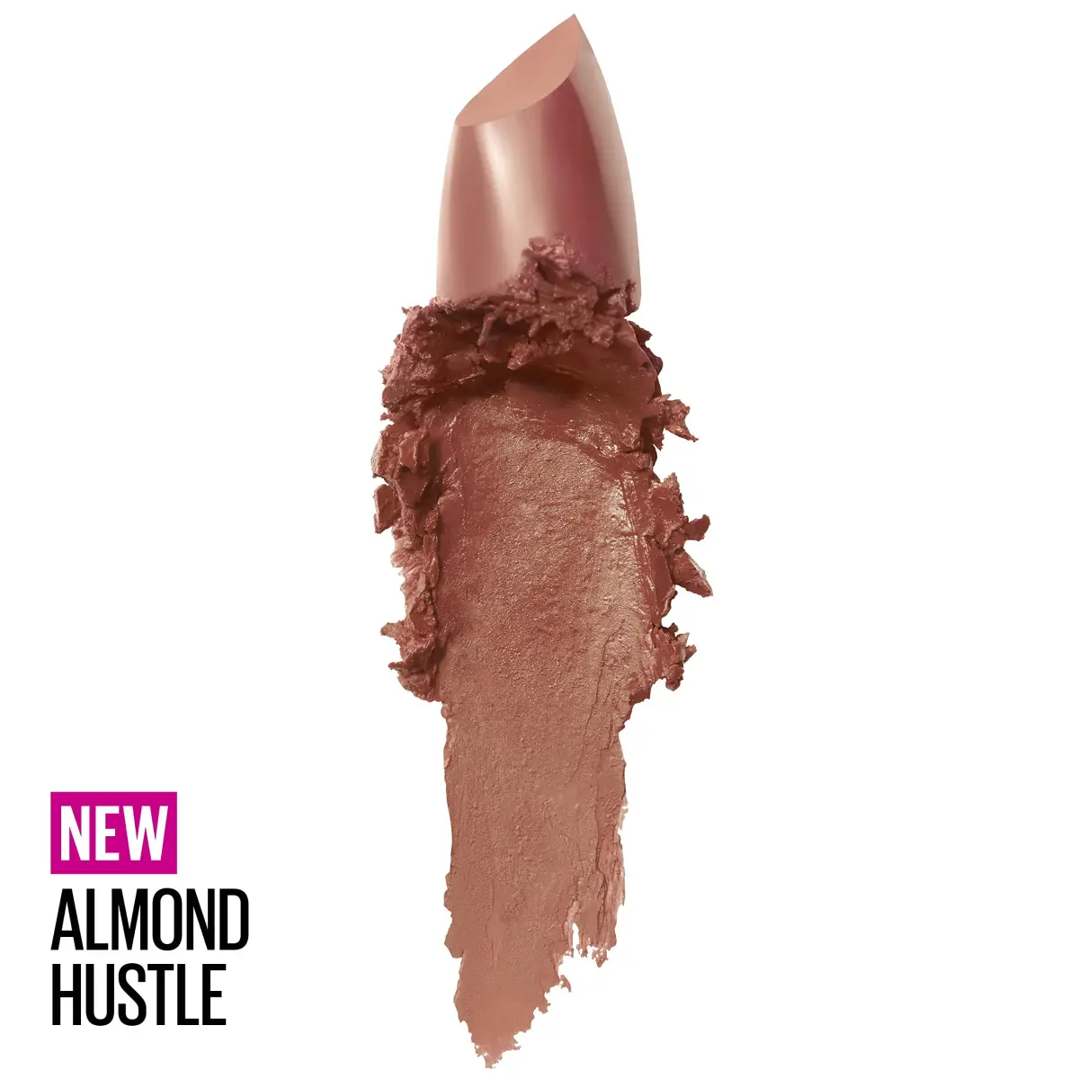 Maybelline Color Sensational Lipstick in Almond Hustle - Creamy Hydrating Nude Pink Lip Color, 4g - view 2