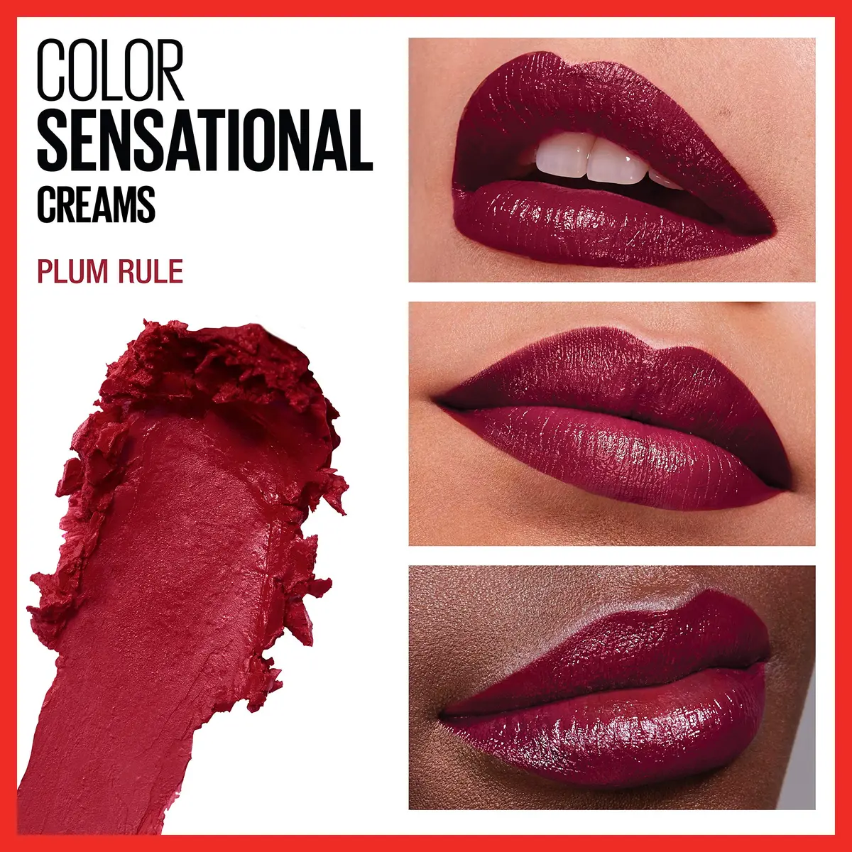 Maybelline Color Sensational Lipstick, Plum Rule, 4.25 g (0.15 oz) | Creamy Hydrating Lip Color - view 3