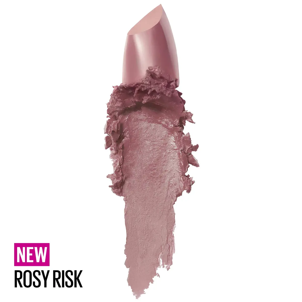 Maybelline Color Sensational Lipstick in Rosy Risk - Creamy Hydrating Nude Pink Lip Color, 4g - view 2
