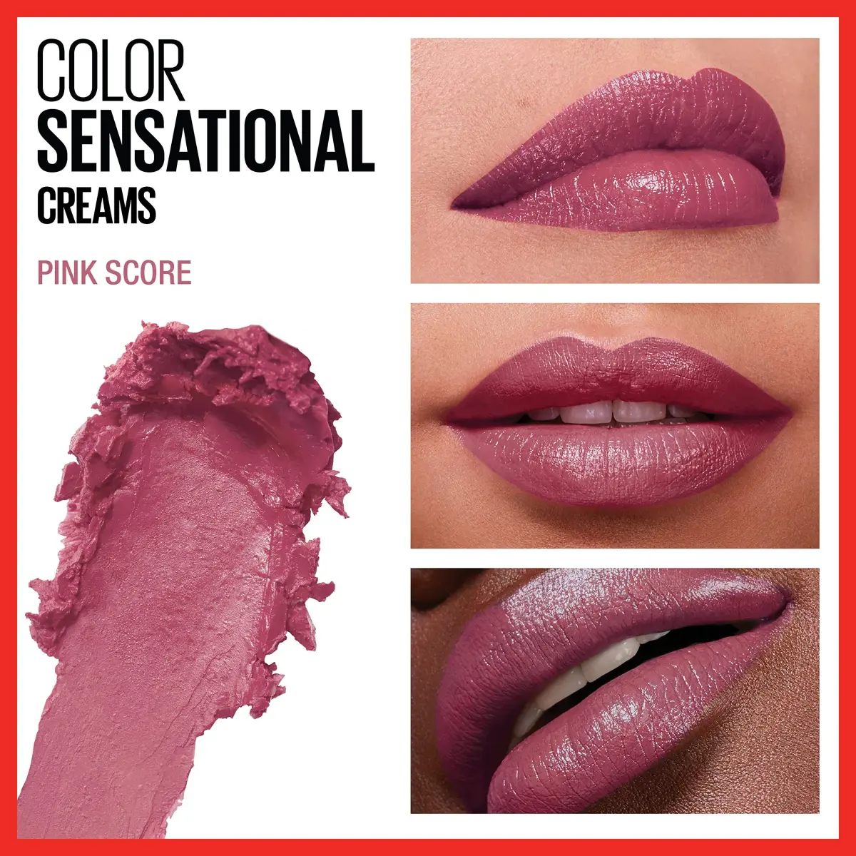 Maybelline Color Sensational Lipstick Pink Score 0.15 oz (4.43 ml) | Creamy Hydrating Lip Color - view 3