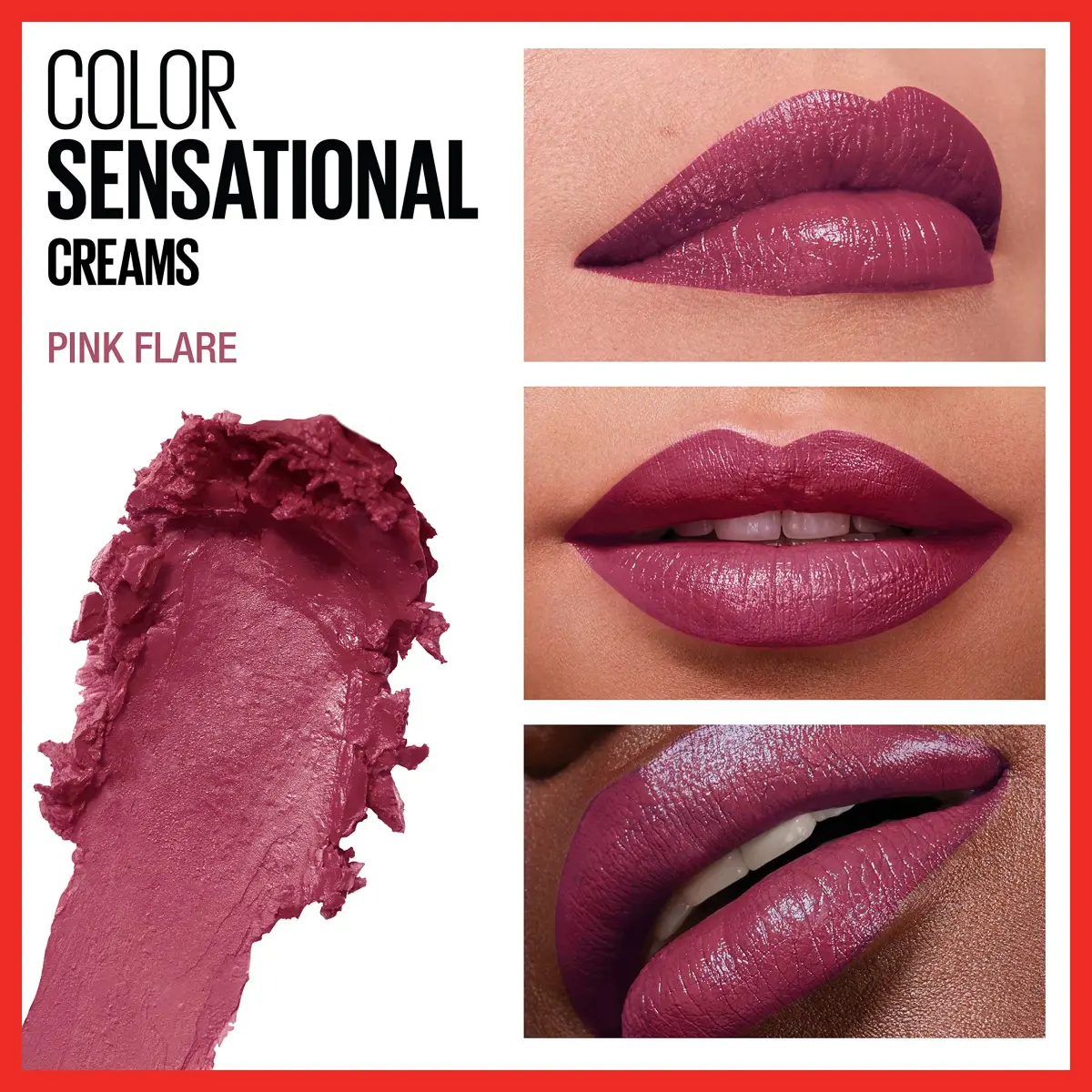 Maybelline Color Sensational Pink Flare Creamy Hydrating Lipstick, 4g (0.15 Oz) - view 3