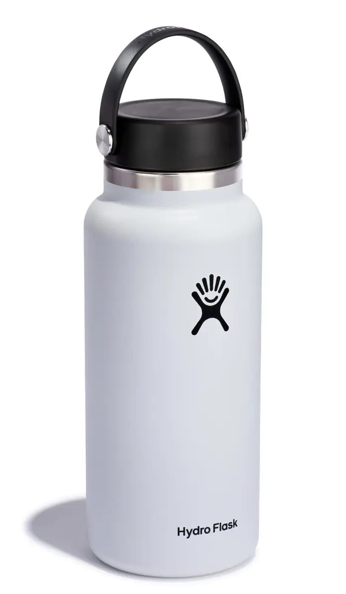 Hydro Flask Wide Mouth Water Bottle 32 Oz (946ml) | Insulated Stainless Steel, Leakproof Flex Cap - view 2