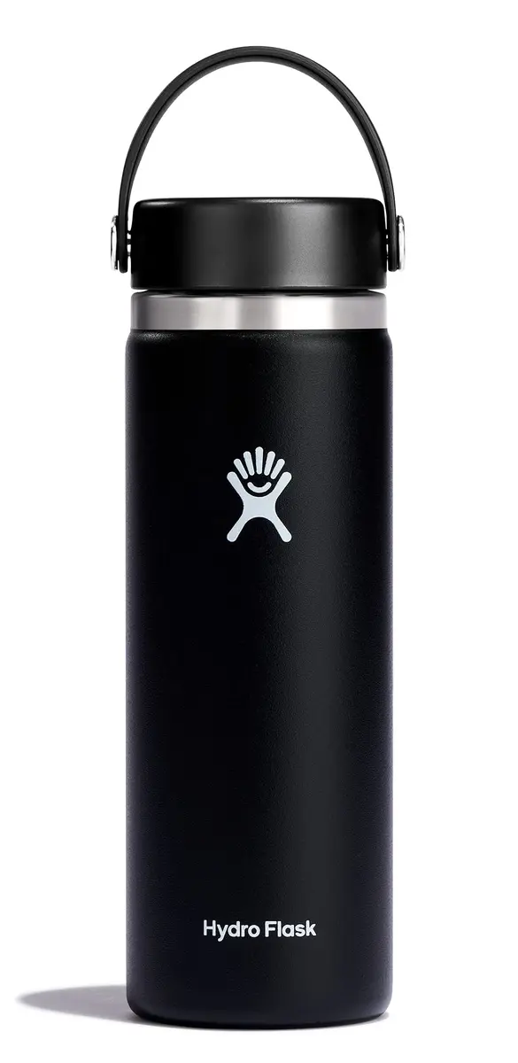 Hydro Flask Water Bottle - Insulated Stainless Steel - Wide Mouth Flex Lid, Non Spill, Leakproof in 20 Oz - main product image