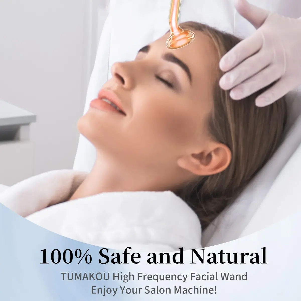TUMAKOU High Frequency Facial Machine 14PCS | Portable Handheld Skin Therapy Device - view 5